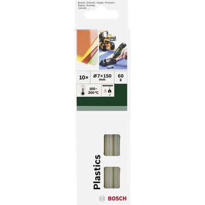 Bosch Accessories Plastics Lijmstick 7 mm 150 mm Transparant 60 g 10 stuk(s)