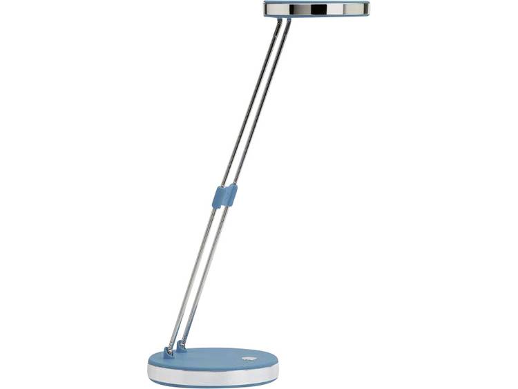 Bureaulamp Maul Puck ledlamp met voet blauw