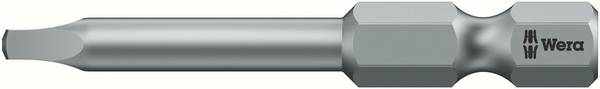 Wera 05060165001 868/4 Vierkant-bit Aandrijving: 1/4" (6,3 mm) Uitvoering: Binnen-vierkant (Robertson) 2 50 mm