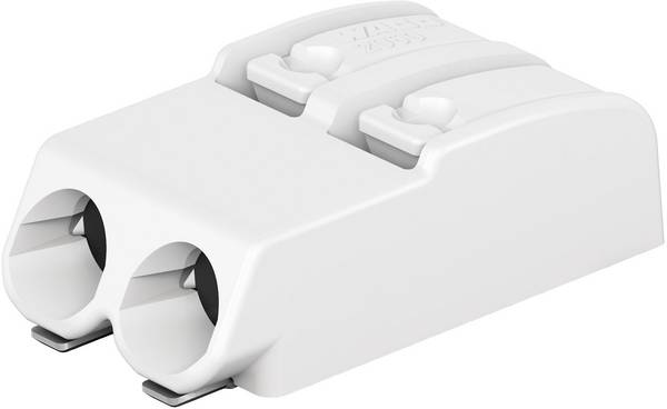 WAGO 2060-452/998-404 Veerkrachtklemblok 0.75 mm² Aantal polen 2 Wit 1 stuk(s)