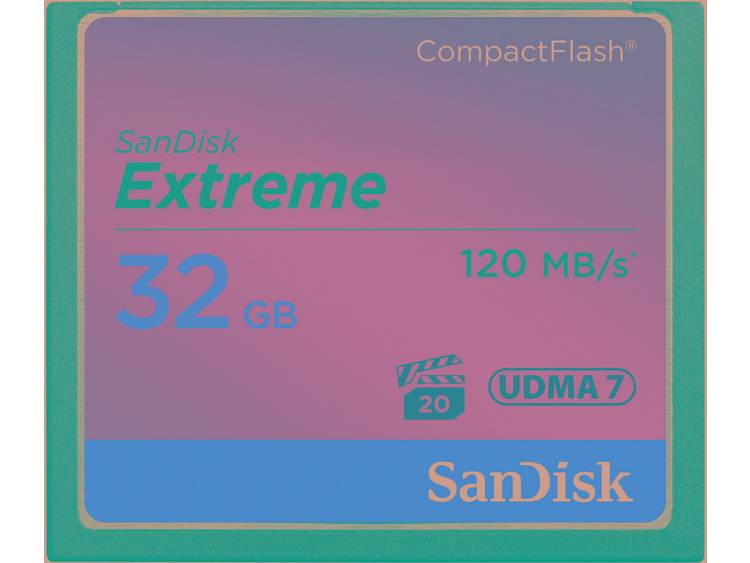 Sandisk CF EXTREME 32GB 120MB-S (SDCFXSB-032G-G46)