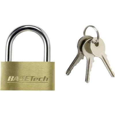 N/A Basetech Met 3 sleutels 1362992 Goud-geel Sleutelslot