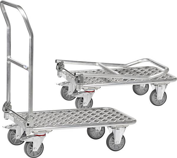 Fetra Hauptartikel 1133 Plateauwagen  Inklapbaar Aluminium  Laadvermogen (max.): 150 kg