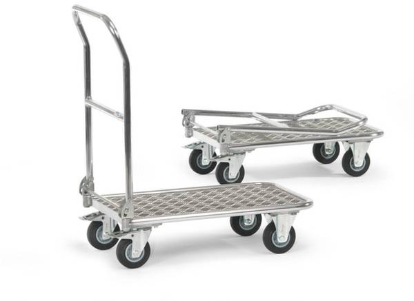 Fetra Hauptartikel 1134 Plateauwagen  Inklapbaar Aluminium  Laadvermogen (max.): 150 kg