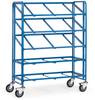 Fetra Hauptartikel 1383 Etagewagen Afleider Staal Poedercoating Laadvermogen (max.): 250 kg Stralend blauw (RAL 5007)