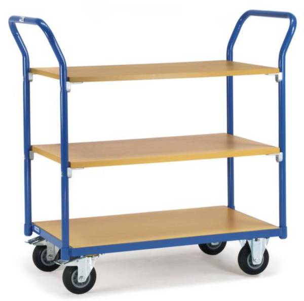 Fetra Hauptartikel 1802 Tafelwagen   Staal Poedercoating Laadvermogen (max.): 200 kg Stralend blauw (RAL 5007)
