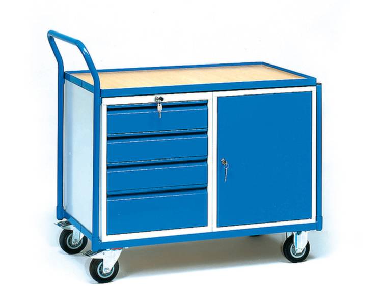 Fetra 2635 Tafel en kabinetwagen Staal poedercoating Laadvermogen (max.): 250 kg