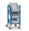 Fetra Hauptartikel 2382 Eurokastenwagen Staal Poedercoating Laadvermogen (max.): 200 kg Stralend blauw (RAL 5007)