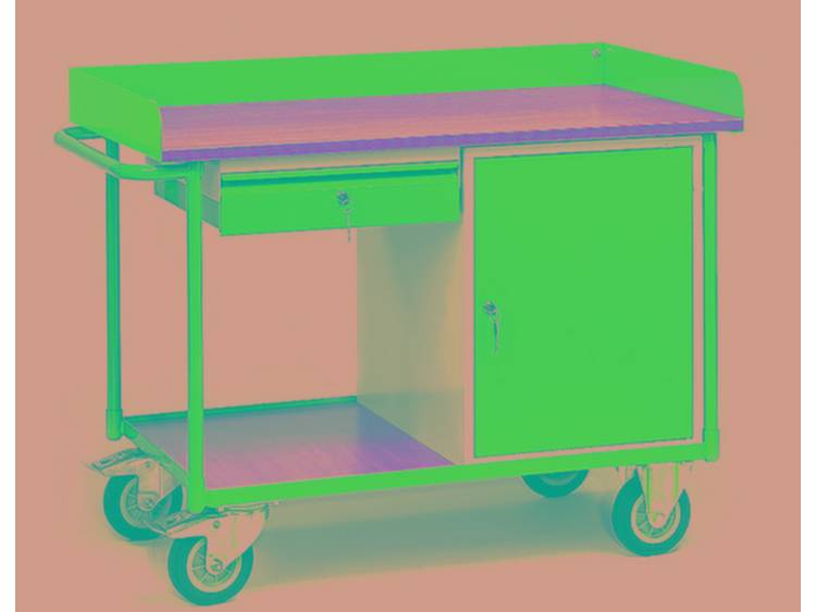 Fetra 2436 Tafel en kabinetwagen Staal poedercoating Laadvermogen (max.): 400 kg