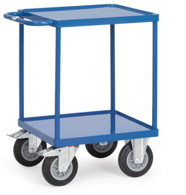 Fetra Hauptartikel 2496W Tafelwagen   Staal Poedercoating Laadvermogen (max.): 500 kg Stralend blauw (RAL 5007)