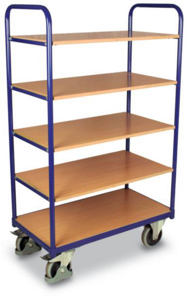 Cordes Haussicherheit  sw-500.212 Etagewagen Universeel  Staal  Laadvermogen (max.): 250 kg Gentiaan-blauw (RAL 5010)