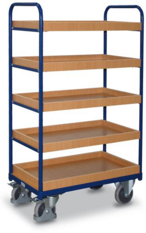 Cordes Haussicherheit  sw-500.214 Etagewagen Universeel  Staal Poedercoating Laadvermogen (max.): 250 kg Gentiaan-blauw (RAL 5010)