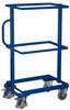 VARIOfit SW-400.800 Trolley Staal Poedercoating Laadvermogen (max.): 200 kg Gentiaan-blauw (RAL 5010)