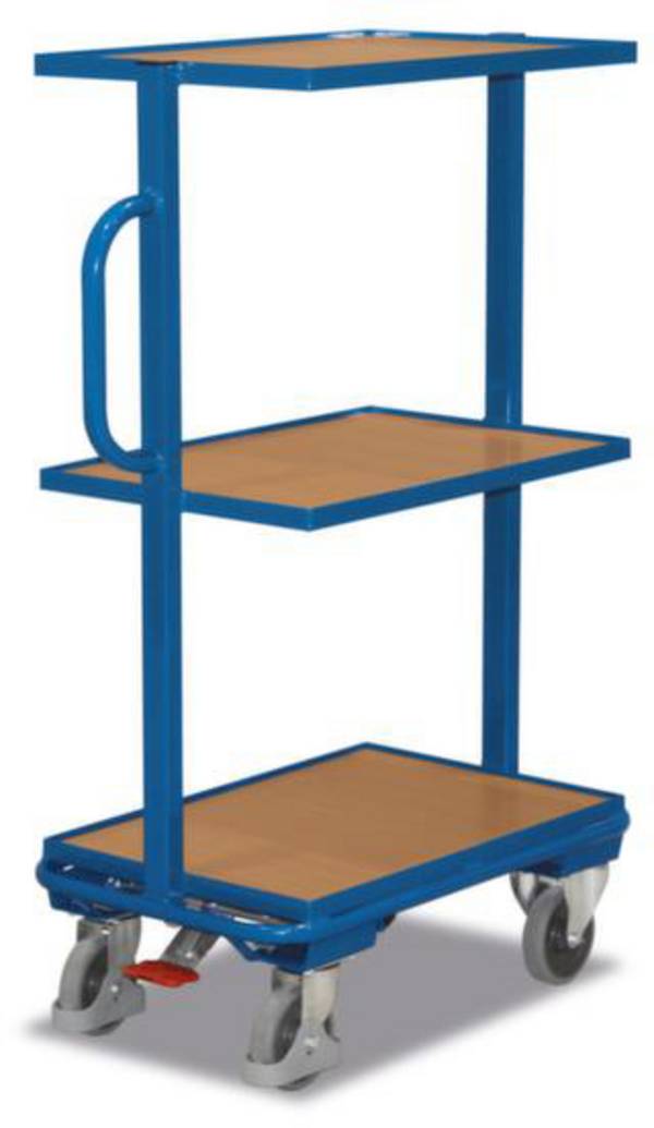 VARIOfit  SW-400.803 Trolley  Afleider Staal Poedercoating Laadvermogen (max.): 200 kg Gentiaan-blauw (RAL 5010)