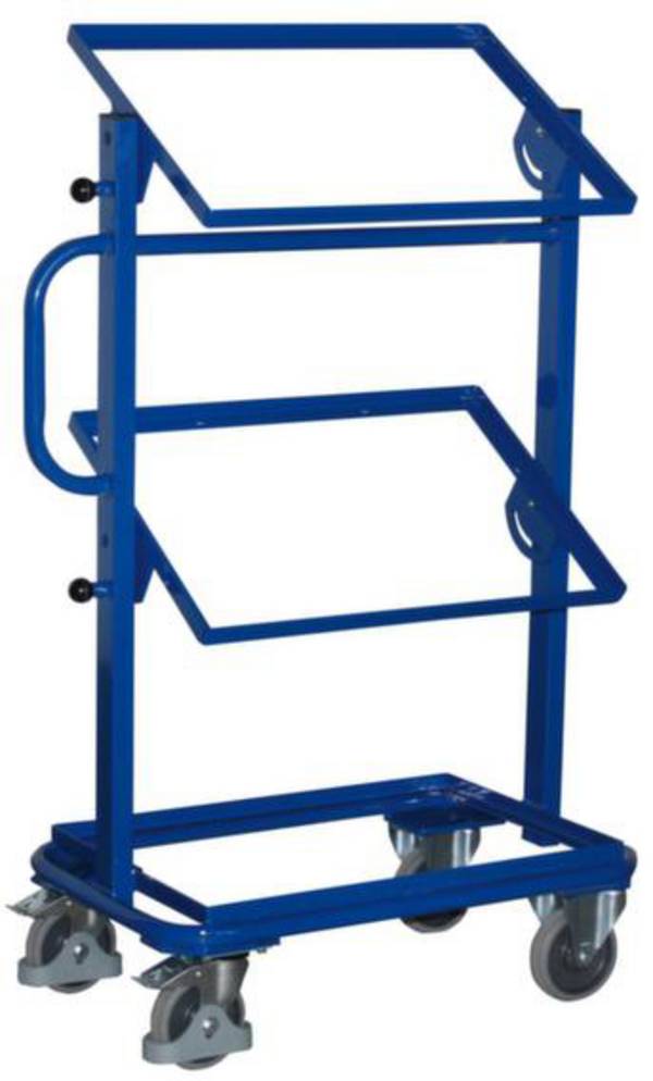 VARIOfit  SW-400.802 Trolley  Afleider Staal Poedercoating Laadvermogen (max.): 200 kg Gentiaan-blauw (RAL 5010)