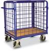 VARIOfit SW-700.220 Etagewagen Afleider Staal Poedercoating Laadvermogen (max.): 500 kg Gentiaan-blauw (RAL 5010)