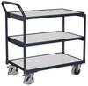 VARIOfit SW-500.657 Tafelwagen ESD Staal Poedercoating Laadvermogen (max.): 250 kg Grafietgrijs (RAL 7024)
