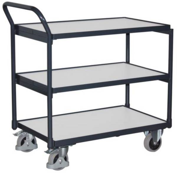 VARIOfit  SW-600.657 Tafelwagen ESD  Staal Poedercoating Laadvermogen (max.): 250 kg Grafietgrijs (RAL 7024)