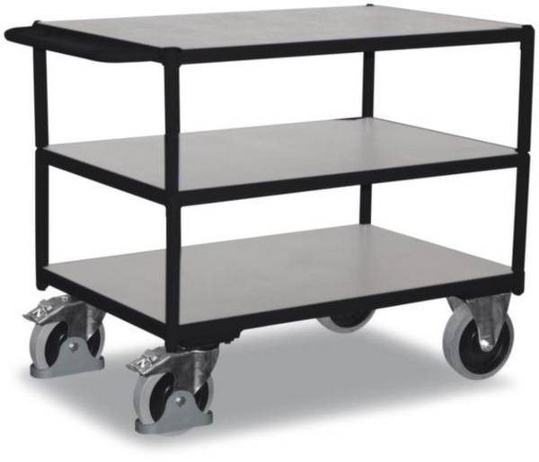 VARIOfit  SW-600.662 Tafelwagen ESD  Staal Poedercoating Laadvermogen (max.): 500 kg Grafietgrijs (RAL 7024)