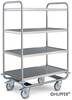 HUPFER 01.1235.2 Etagewagen Afleider RVS Roestvast Laadvermogen (max.): 200 kg RVS