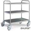 HUPFER 01.1208.2 Etagewagen Afleider RVS Roestvast Laadvermogen (max.): 120 kg RVS
