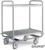 HUPFER 01.1229.2 Etagewagen Afleider RVS Roestvast Laadvermogen (max.): 160 kg RVS