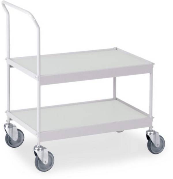 Ebinger  0341G Trolley voor algemene doeleinden  Afleider Staal Poedercoating Laadvermogen (max.): 150 kg Zilver-grijs