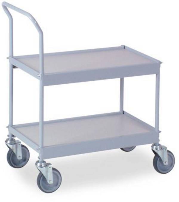 Ebinger  0342G Trolley voor algemene doeleinden  Afleider Staal Poedercoating Laadvermogen (max.): 150 kg Zilver-grijs