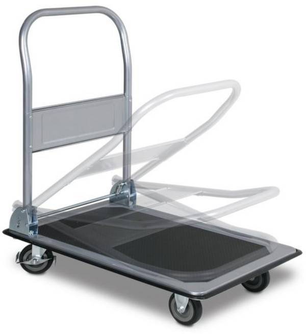 BRB Lagertechnik 69686 69686 Plateauwagen  Inklapbaar Staal Kunststofcoating Laadvermogen (max.): 150 kg