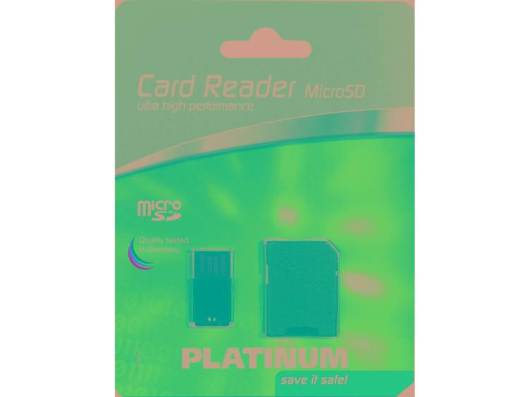 Platinum Externe geheugenkaartlezer USB 2.0 Zwart