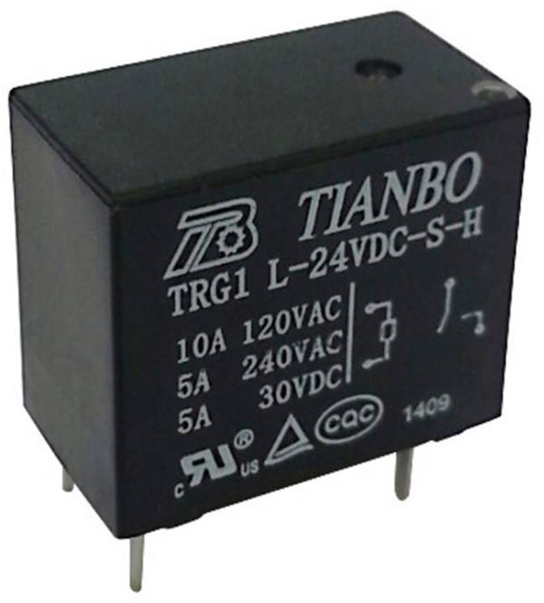 Tianbo Electronics TRG1 L-S-H 24VDC Printrelais 24 V/DC 3 A 1x NO 1 stuk(s)