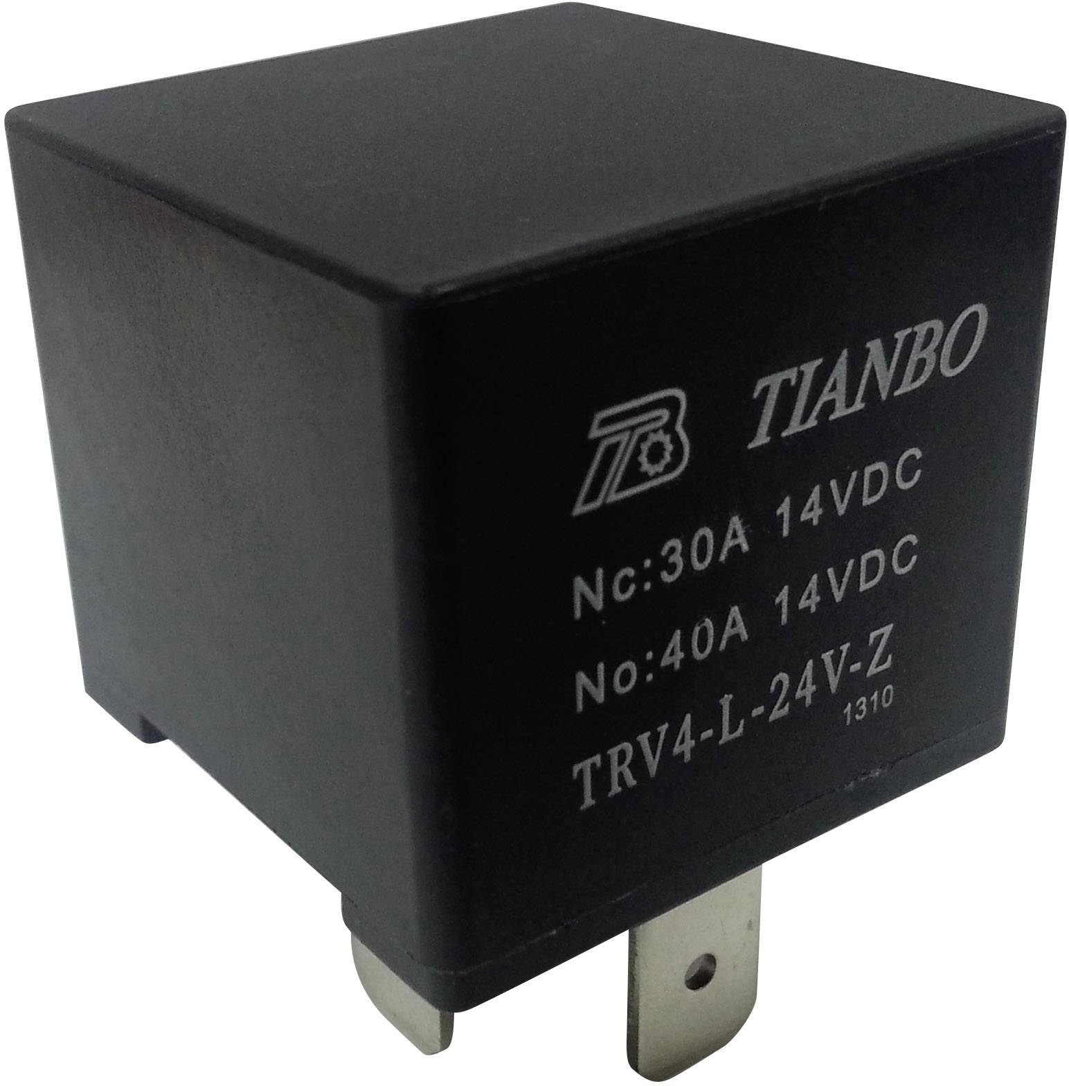 Tianbo Electronics Trv4 L 24v Z Auto Relais 24 V Dc 1x Wisselcontact Conrad Nl