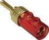 BKL Electronic 0106006 Banaanstekker Stekker, recht Stift-Ø: 4 mm Rood 1 stuk(s)
