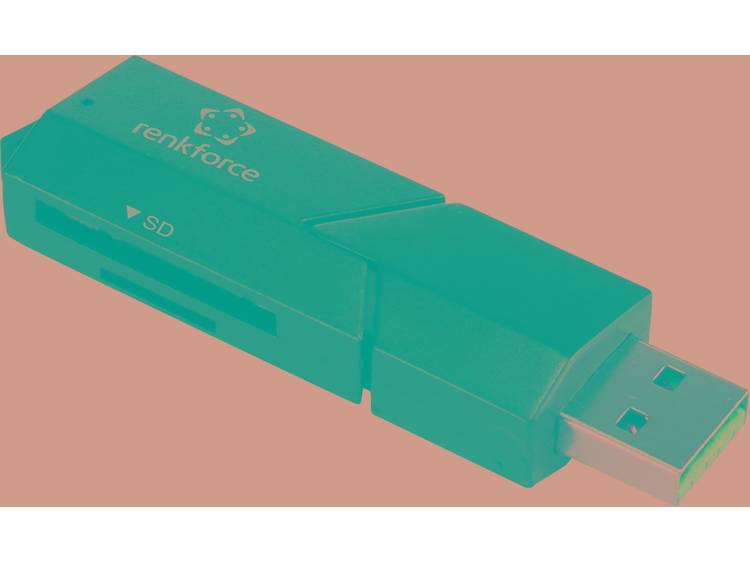 Renkforce CR28E Externe geheugenkaartlezer USB 3.0 Zwart