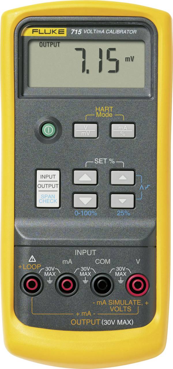 Fluke 715 Kalibrator Kalibratie (DAkkS) Spanning, Stroomsterkte