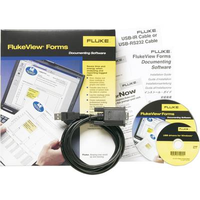 Fluke FVF-SC4 Meetsoftware   Geschikt voor merk Fluke Fluke 45, Fluke 8808A, Fluke 8845A, Fluke 8846A