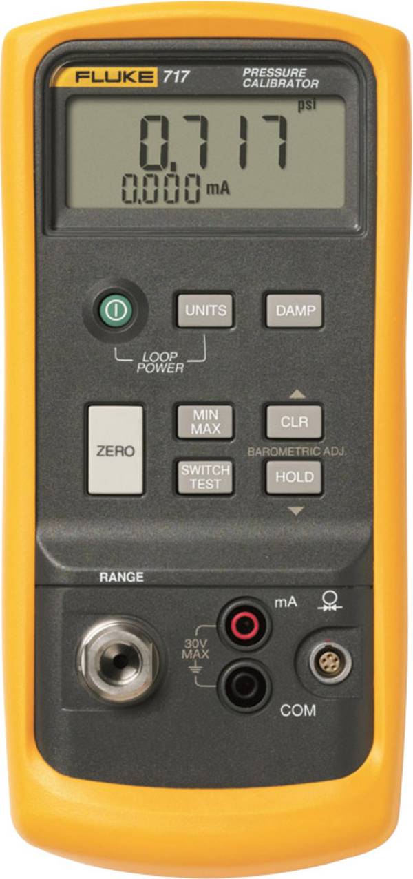 Fluke 717 5000G Kalibrator  Druk, Stroomsterkte 345 bar 0 bar