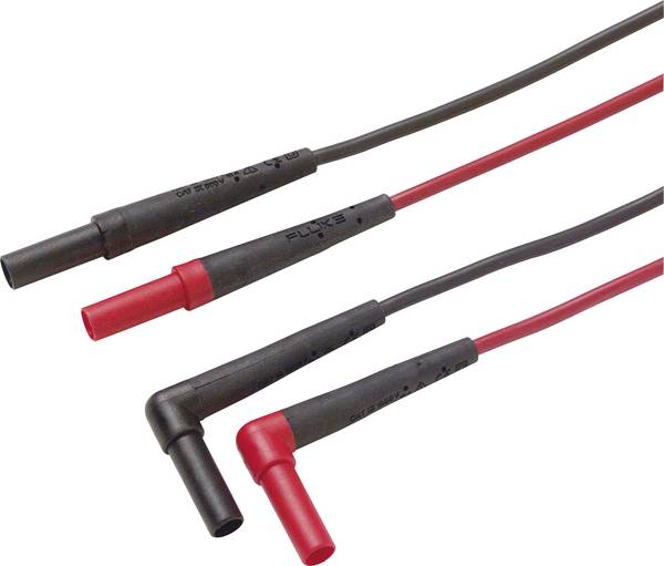Fluke TL224 Veiligheidsmeetsnoerenset Banaanstekker 4 mm Banaanstekker 4 mm 1.50 m Zwart, Rood 1 stuk(s)
