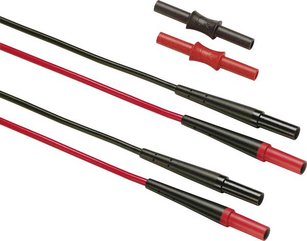 Fluke TL221 Veiligheidsmeetsnoerenset Banaanstekker 4 mm Banaanstekker 4 mm 1.50 m Zwart, Rood 1 stuk(s)