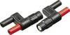 Fluke PM9082 Meetadapter BNC-stekker - Bus 4 mm Zwart