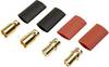 Reely 1373195 Accupack stekker, Accupack bus 8 mm Verguld 2 paar