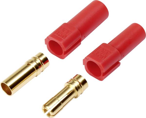 Reely 1373206 Accupack stekker, Accupack bus XT150, 6 mm Verguld 1 stuk(s)