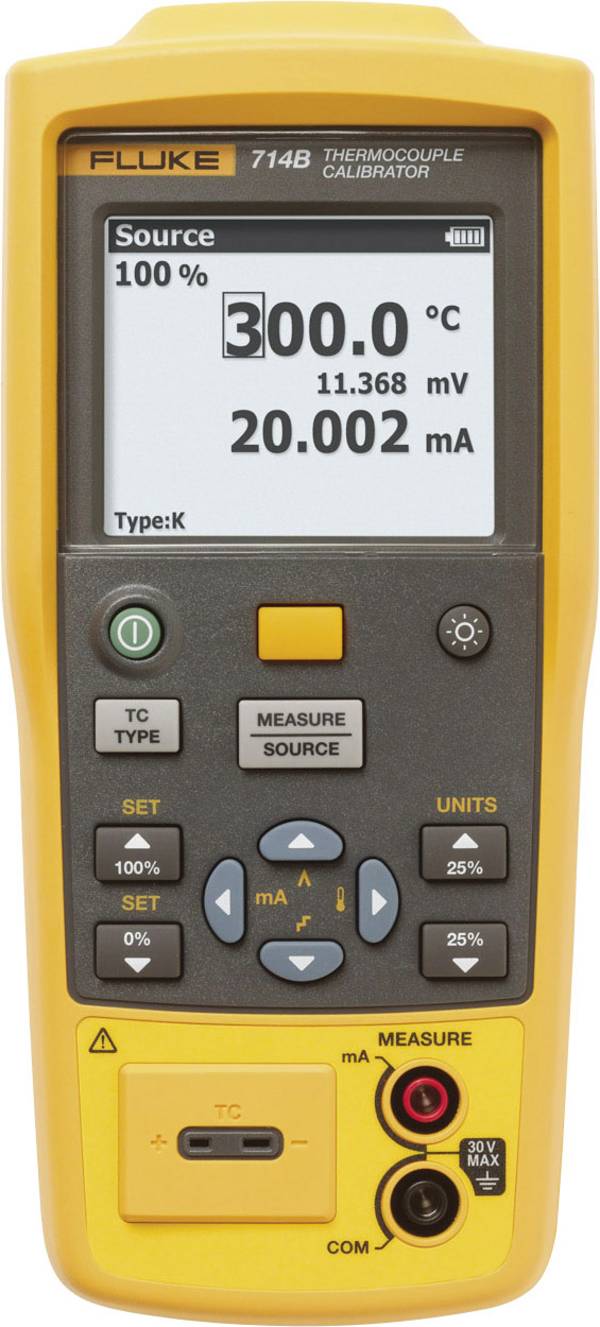 Fluke 714B Kalibrator Kalibratie (DAkkS) Temperatuur, Spanning