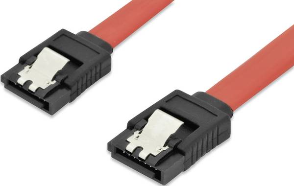 ednet HDD Aansluitkabel [1x SATA-bus 7-polig - 1x SATA-bus 7-polig] 0.30 m Rood