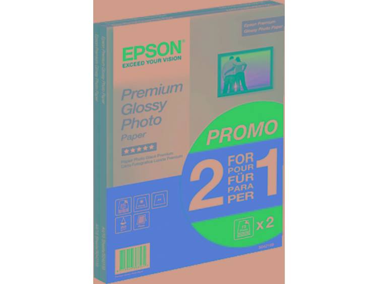 Epson Premium Glossy Photo Paper 2 voor de prijs van 1, DIN A4, 255g-m², 30 Vel