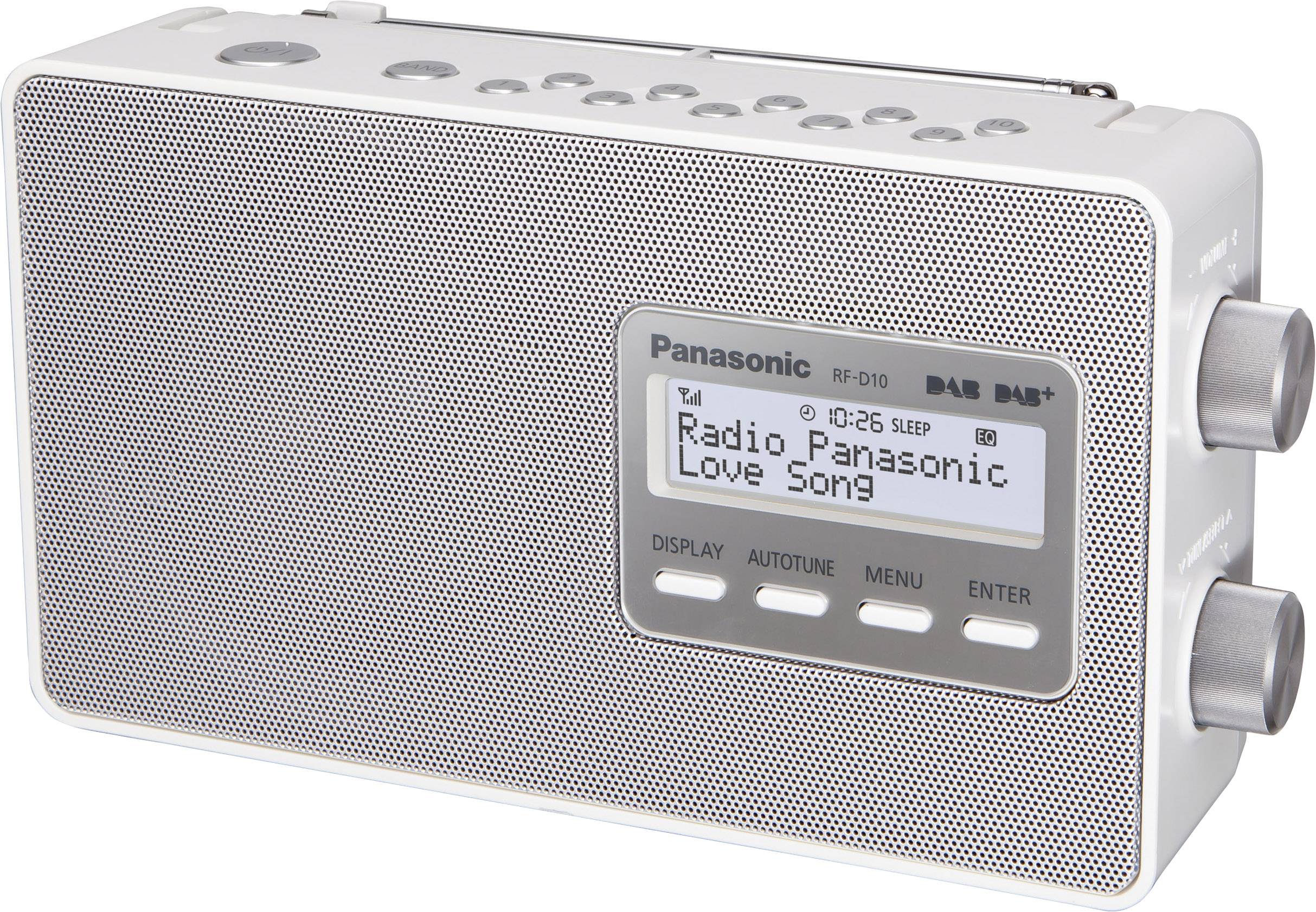 RF-D10EG DAB+, VHF (FM) FM, DAB+, DAB, Radio Wekfunctie Wit-0
