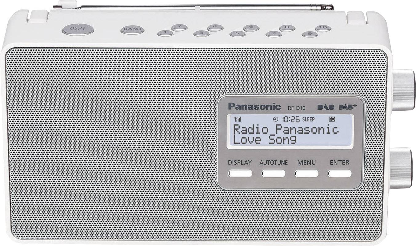 RF-D10EG DAB+, VHF (FM) FM, DAB+, DAB, Radio Wekfunctie Wit-1