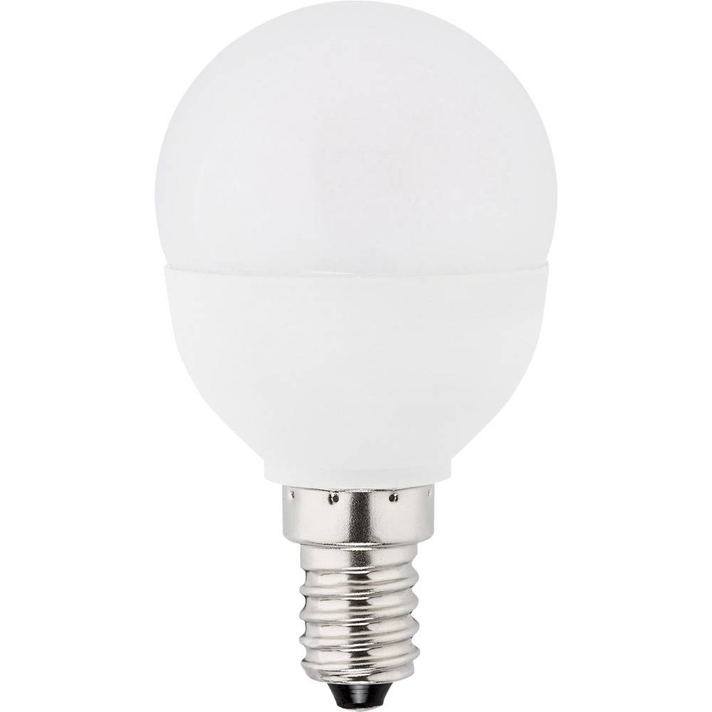 Müller-Licht 400028 LED-lamp Energielabel F (A - G) E14 Kogel 5.5 W = 40 W Warmwit (Ø x l) 45 mm x 80 mm Dimbaar 1 stuk(s)