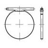 TOOLCRAFT 137692 Slangklem Slangklemmen 12 mm Galvanisch verzinkt staal 50 stuk(s)
