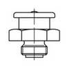TOOLCRAFT Vlakke smeernippel 17 mm Staal galvanisch verzinkt kwaliteit 5.8 M8 100 stuk(s)